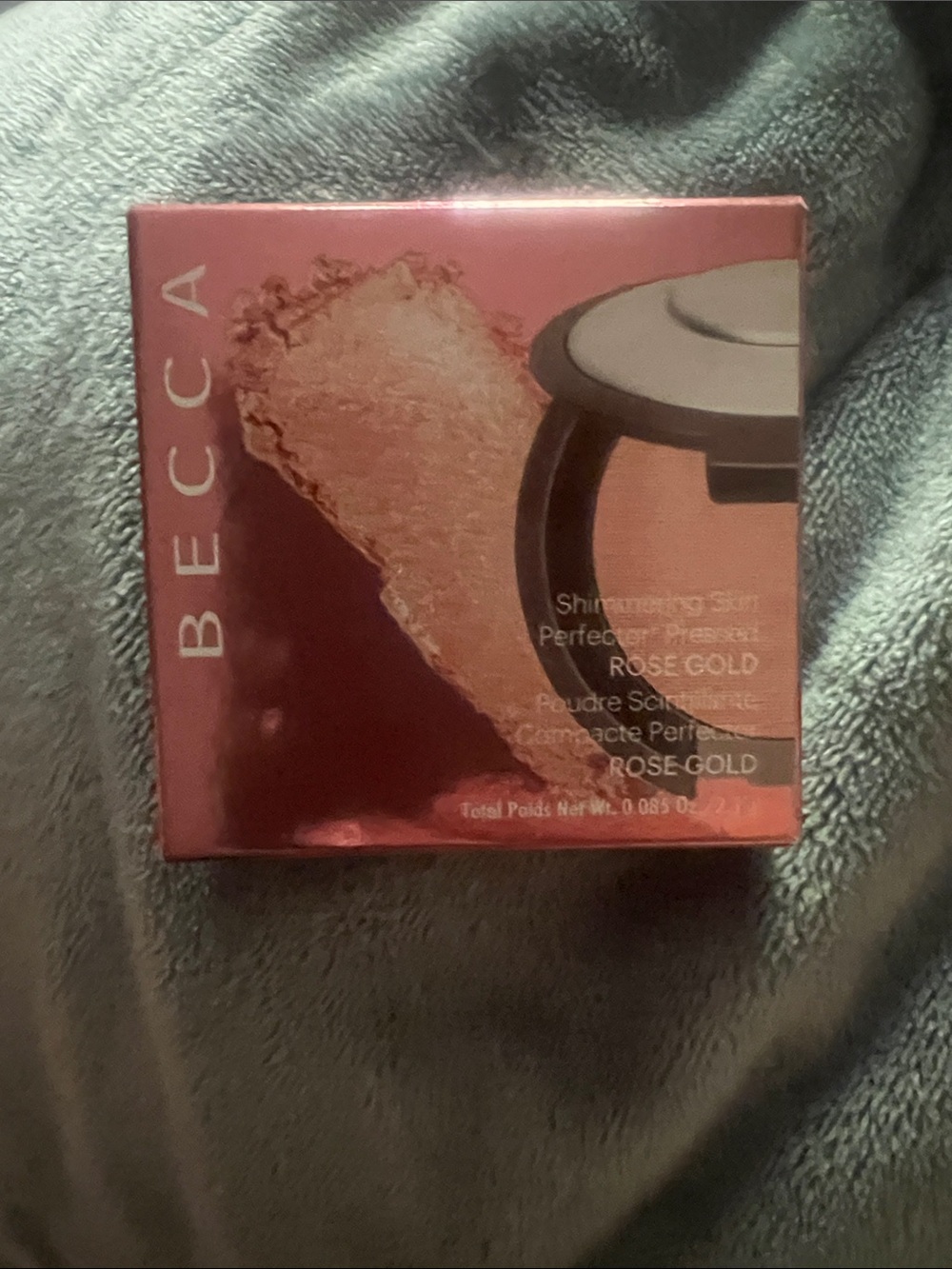 Becca shimmering pressed rose gold